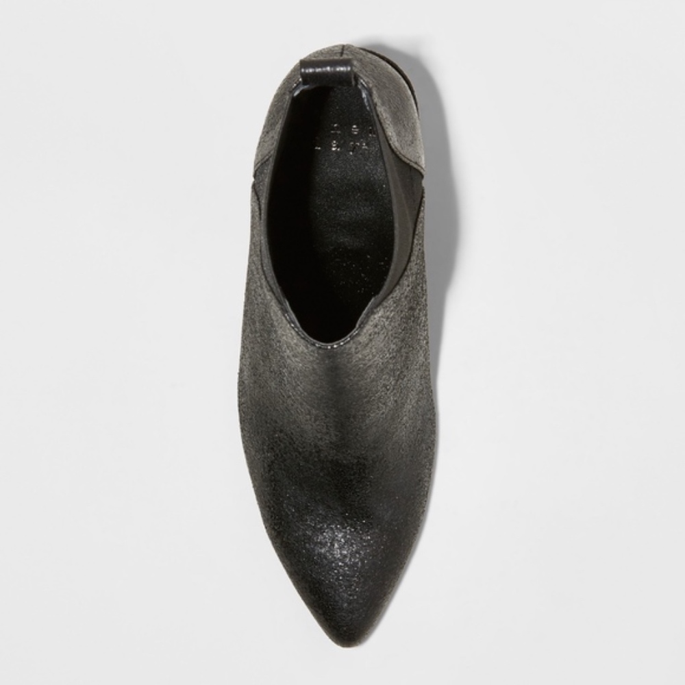 A New Day Nikita Metallic Pointed Boots Black - Picture 3 of 7